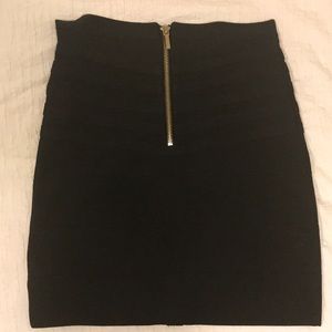 Bebe bandage mini skirt